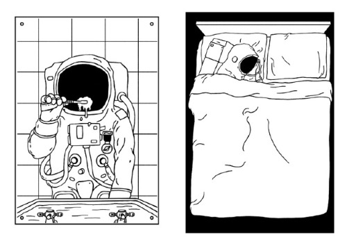 scienceisbeauty:  Back To Earth, excellent illustrations by Andrew Rae.
