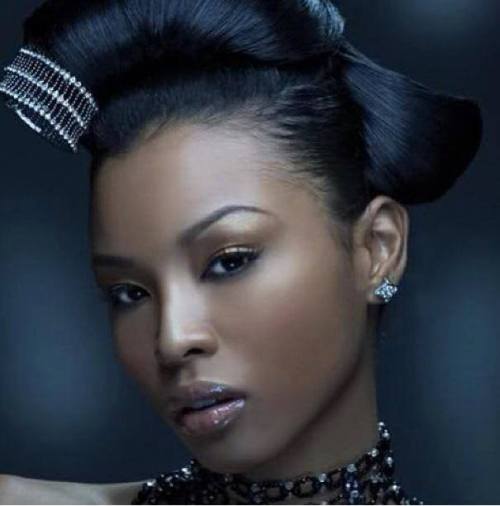 Beautiful blasian woman African/Asian Mix