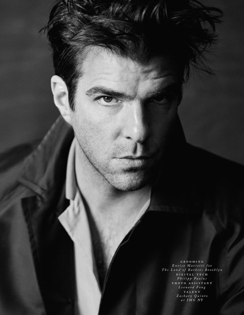 iamtribblesome:Zachary Quinto for the 10th Anniversary Edition of Hercules Magazinephotographed by M