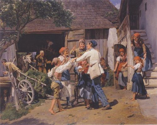 Homecoming into the fathers house, 1855, Ferdinand Georg Waldmüllerhttps://www.wikiart.org/en/ferdin