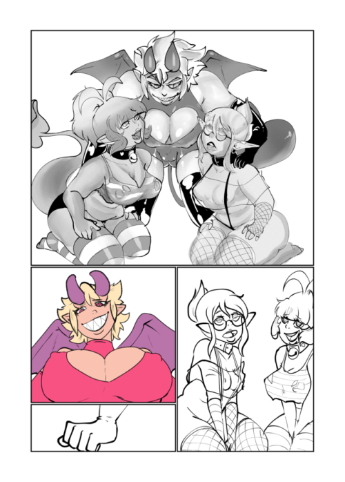 pastelsincubus: Some more Patreon Sketchbook content, featuring @zyii and @pasteldaemon bein good li