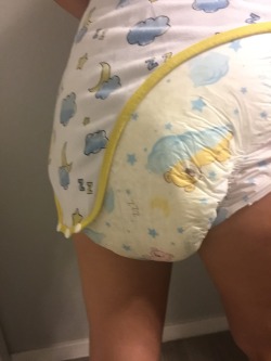 thelittlestpotat:  3AM - I’m woken up by Hubby gently shaking me…H: Wake up little one, you’re soaked. You need a change.P: *sleepily* Huh? Oh no… I leaked? :(H: No actually. You woke me up grinding your little diaper butt into the mattress. And