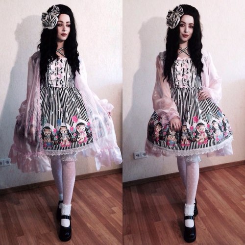 darcychan: Took part in 100$ lolita outfit challenge; actually this coord came out even cheaper, mor