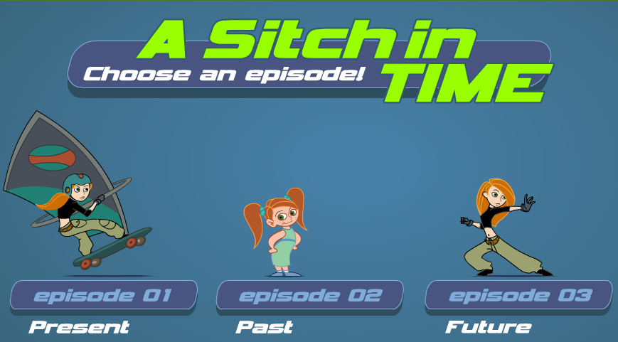 A Stitch In Time Kim Possible Game Kim Possible A Sitch In Time
