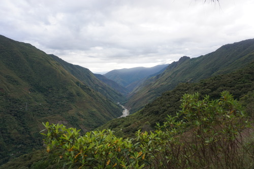 Day 4 of the Salkantay trekViews of the valley containing Sayuayaco as we ascend to Llaqtapata pass 