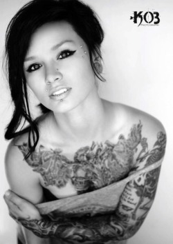 tattooedladiesmetal:  Brittany Bui