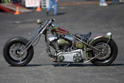 foreverchopped:  hope-think-know:  Harley-Davidson (Sturgis Motorcycle Rally)   Actually this is an Indian motor as aftermarket frame.