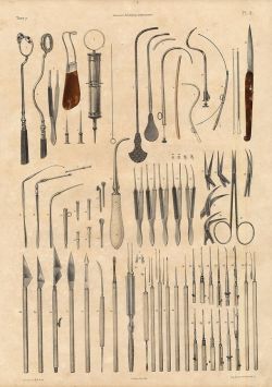 senjukannon:  Illustrations of surgical instruments