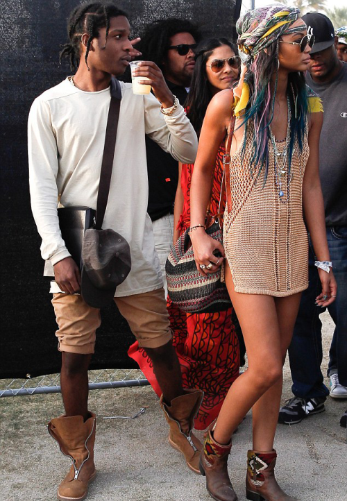 omarifenty:  4/12/14 - Chanel Iman + A$AP porn pictures