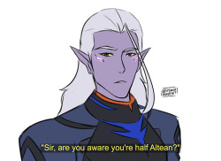 itsnotdoneyet:  What do you mean this didn’t happen in season 5?Side note though, so many people brought up Lotor being Altean I feel like he’d just get so over it and pull this like is that just me?