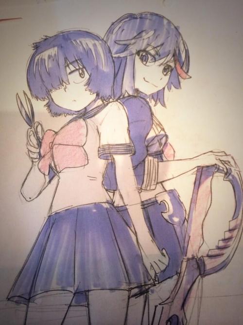 animeslovenija:  Kill la Kill sketches posted by animator Kōtarō Nakamori on twitter. 