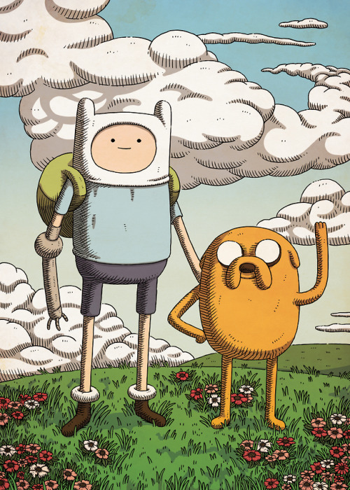 Adventure Time: Complete Collection DVD set illustrations by BG designer Matt Houston