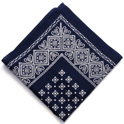 ovadiaandsons:  New in Vintage 1950’s Made in USA bandanas.  Style tip : Wear one as a pocket square or a neckerchief  And now that they are popular you can buy this ũ bandana for ฮ dollars