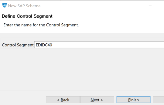 Define SAP Control Segment in Cleo Clarify