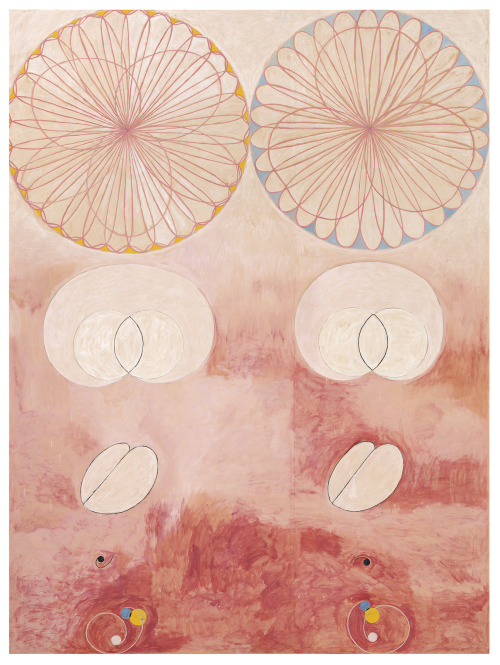 lunosphere: Hilma af Klint, The Ten Largest; Childhood (1–2), Youth (3–4), Adulthood (5&