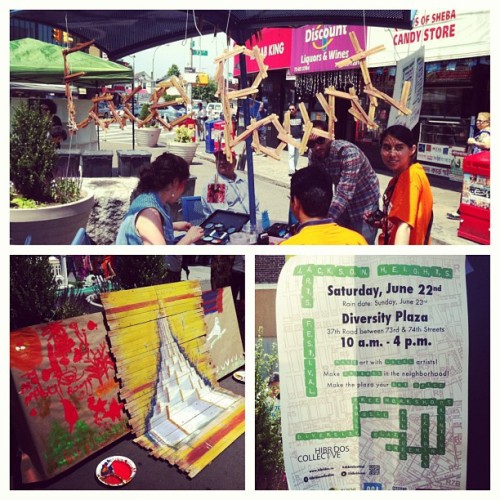 Check out the #JHArtsFest today in Diversity Plaza in Jackson Heights #queenslove