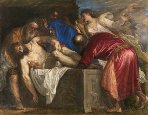 The Burial of Christ, by Tiziano Vecellio, Museo Nacional del Prado, Madrid.