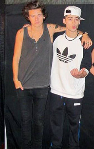 booharrybear:Zayn Malik and Harry Styles Take Me Home Tour Meet and Greets