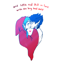 haxkyuu:  i love little red riding hood renao