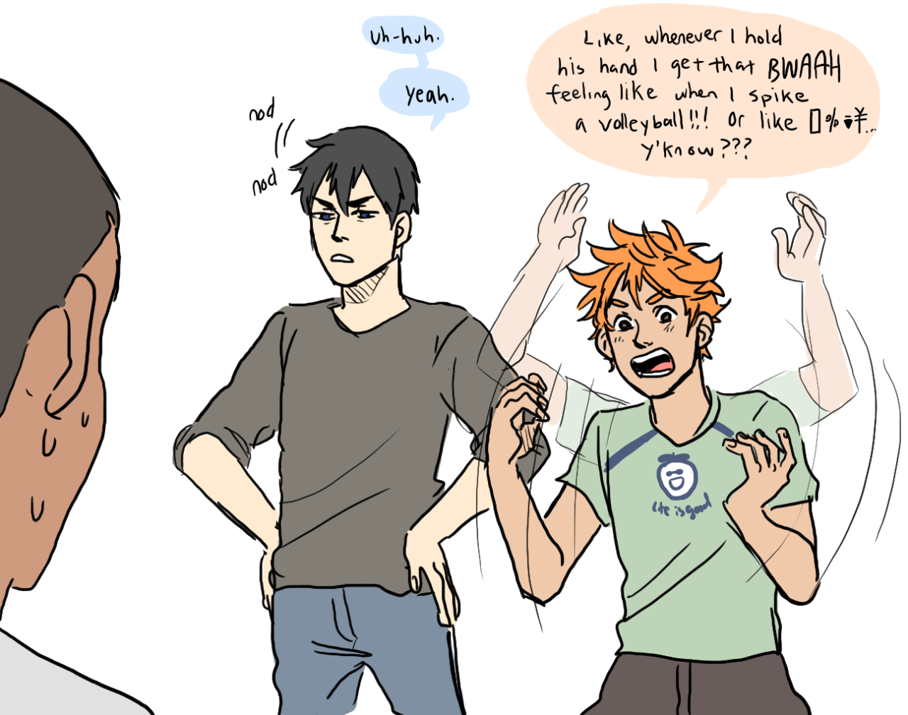 shounenkings:(tanaka, just don’t bother)a comic inspired by a convo i had w/ tobiokageyams  :Pall