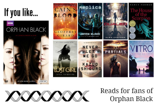 pickeringtonlibrary - Love Orphan Black?  Check out these titles....