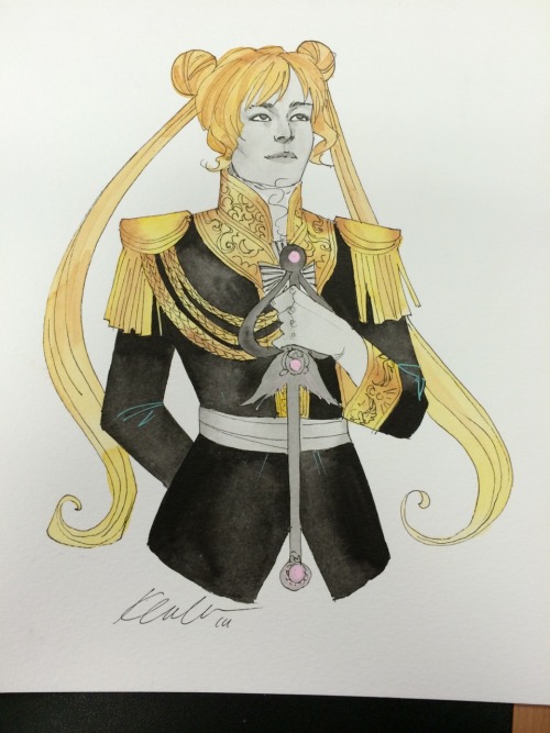 kachirocks:  Hey guys take a break for a moment and check out this awesome commission I got from Our Lord and Savior @kevinwada. I asked him to combine Sailor Moon with Lady Oscar from Rose of Versailles (and maybe throw in Sailor Moon’s Kaleidomoon