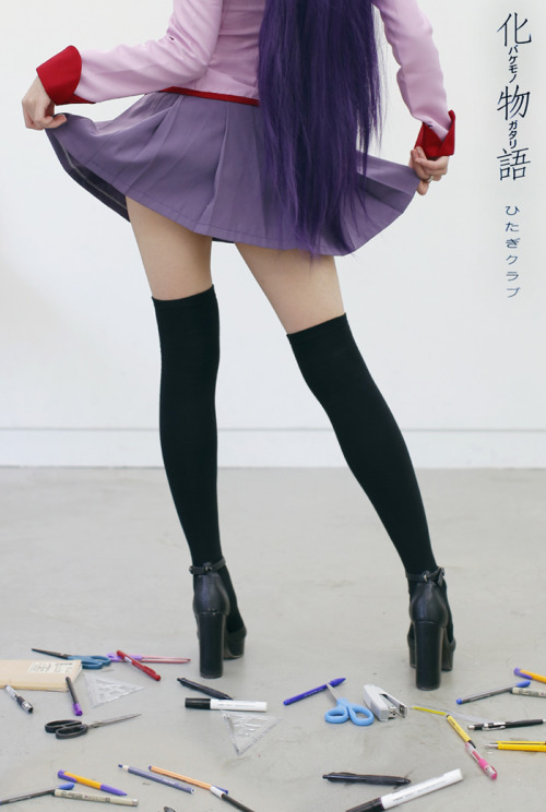 cosplayeverywhere:  Monogatari Series ~ Hitagi Senjougahara (戦場ヶ原 ひたぎ) 1, 2, 3. 