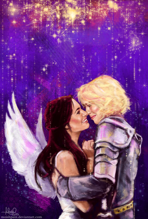 Star-crossed Lovers (Society6/DeviantArt)Good night, good night! Parting is such sweet sorrow That I