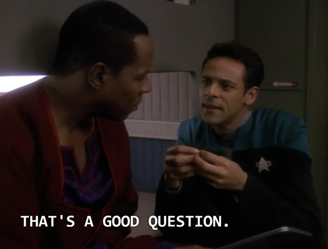 Always a relevant episode in this, the early 21st century