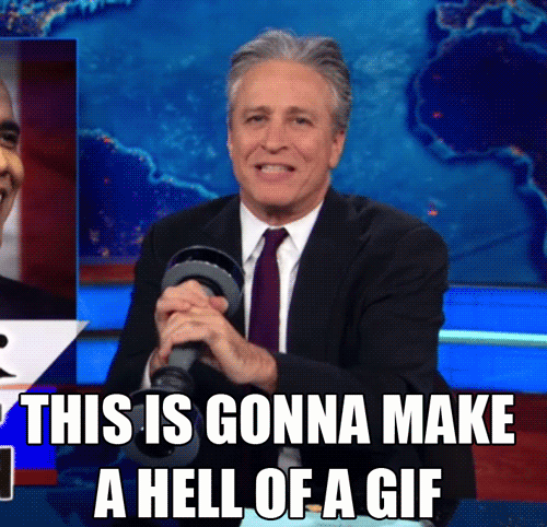 comedycentral:  Jon Stewart’s back on The Daily Show tonight, and there’s really
