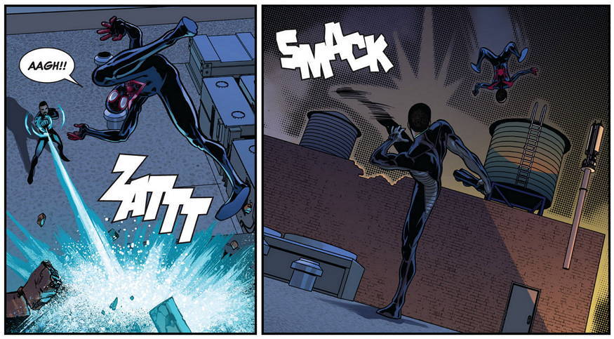 superheroesincolor:  Ultimate Comics Spider-Man Vol 2 #10 (2014)Spider-Man (Miles