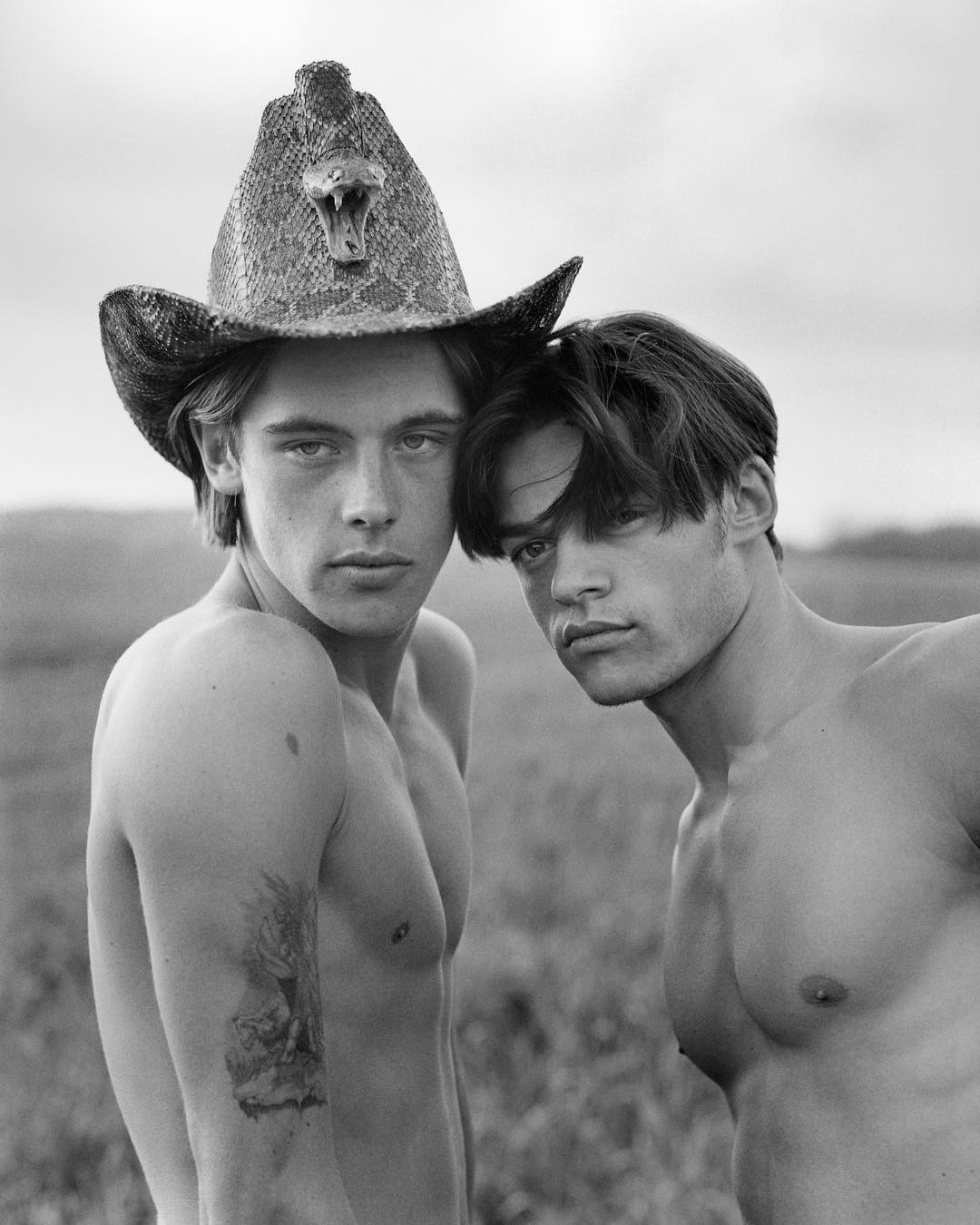 malesinphotos:  Mario Sorrenti &amp; Werner Schreyer. 1990 | ph. Bruce Weber