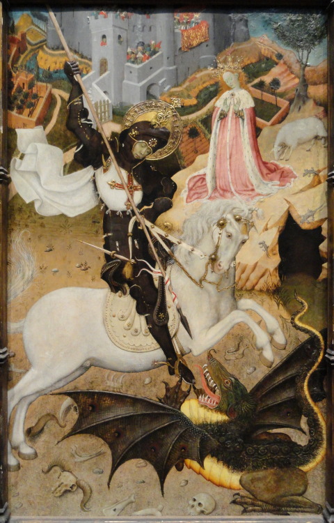 Bernat Martorell (1400–1452), ‘Saint George Killing the Dragon’, 1434-35