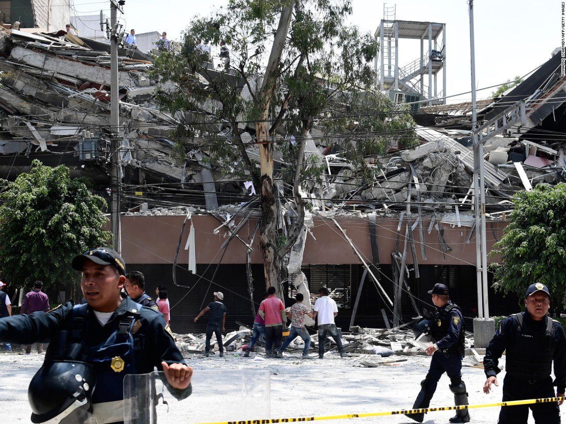 hsjmatt:  September 19th, 2017 – 7.1 magnitude earthquake shakes central Mexico.Death