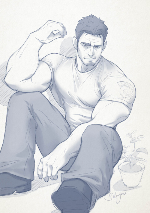  Hunk of the week #07* Chris Redfield again!  