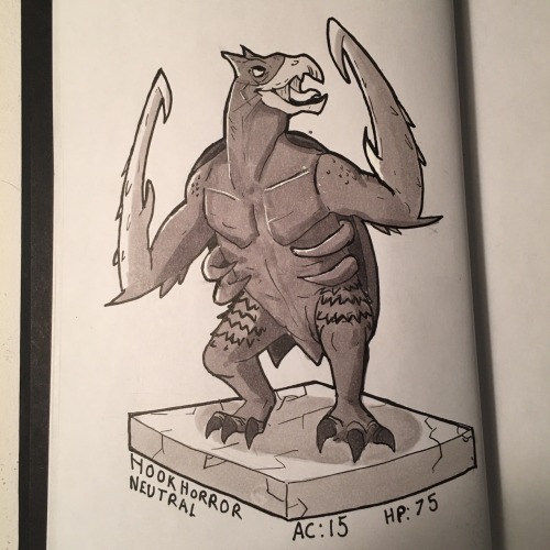 I did inktober this year. Managed to do all 31 days. Each day a new 5e dnd monster! Here is the firs