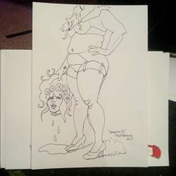 Here&Amp;Rsquo;S A Drawing Of Kristi Lyn From Dr. Sketchy&Amp;Rsquo;S Boston.  #Art