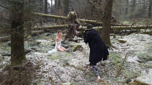 BTS thanks to @dedize of the coolest shooting/tying spot ever, gifted to us by Irish fairy magic (@j