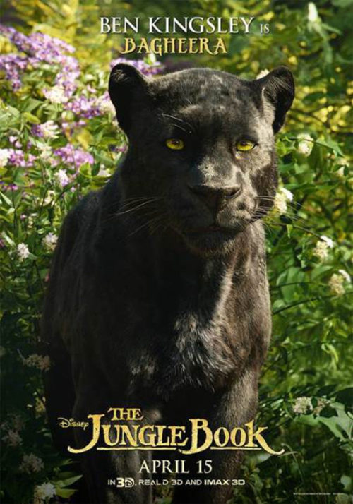 Jungle Book character posters.