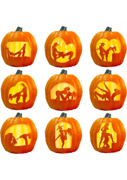 adultwish:    PRICE : ฟ.49 Pornkins introduces an all NEW way to spice up your Halloween Party, or Special Occasion with this all new twist on Holiday Pumpkin Carving. This R Rated Kit Includes: - 2 Carving Knifes - 1 Poker Tool - 1 Instruction Sheet