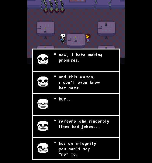 So, after many attempts in the Bad Time Simulator (can't bring myself to do  genocide), I finally beat sans. I'd like to share me beating his last attack  here. It's not perfect