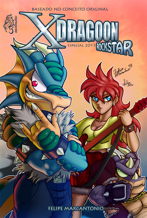 felipeyuski:  August 1st, XDragoon is completing 5 years online and to celebrate, a new printed comic (know as “XDragoon Special”) will be released! But this time, it´s really special: The story is a remake of first version of XDragoon, how originally