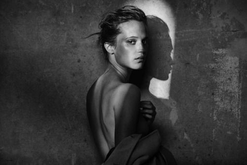 joewright:   Alicia Vikander by Peter Lindbergh for “Shadows On The Wall” — 2016