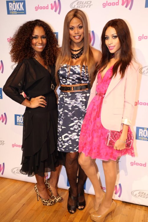 XXX queerwoc:  Janet, Laverne, and Isis at GLAAD photo