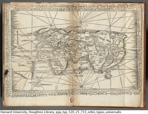 “Orbis typus universalis” Ptolemy, active 2nd century. Geographicae enarrationis libri o