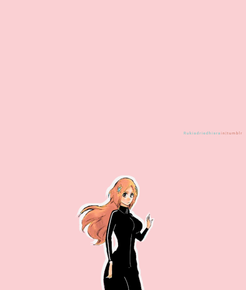 rukiadriedhisrain: Orihime wearing a tracksuit instead of her orignal outfit based off of kaflowypie