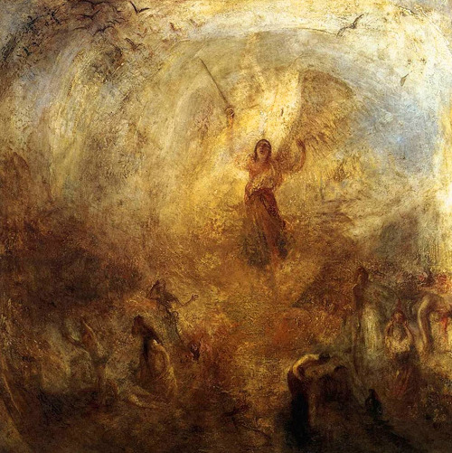 aqua-regia009:   The Angel Standing in the Sun (1846)by  William Turner  