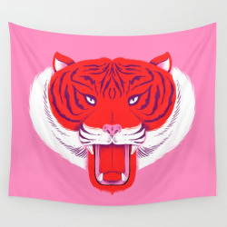 figdays:“Tiger” Wall Tapestry by Henrique