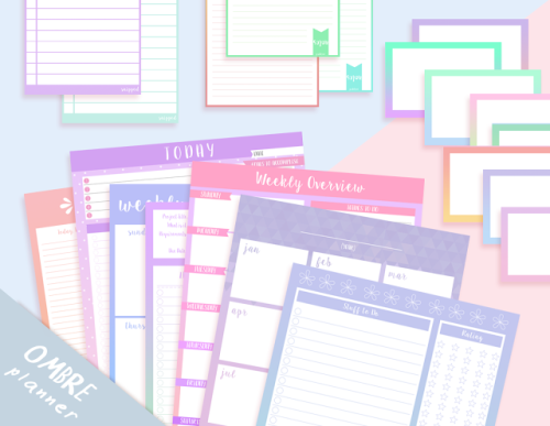 study-j: 30+ pages of printable planners for only $15!! Print as much as you want and use them for a