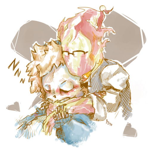 rsfoster:  Thanks to everyone who came out to the stream tonight. Here’s the Sansby sketch I ended on tonight. 